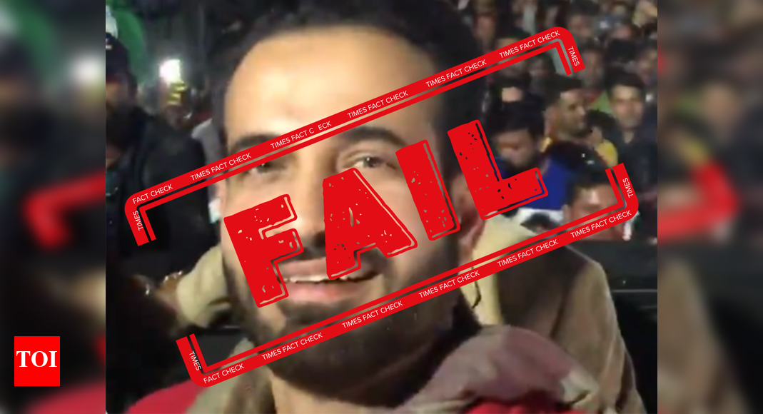 FAKE ALERT: No, Irfan Pathan was not at Delhi's Shaheen Bagh - Times of ...