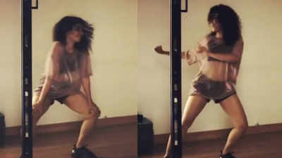 Sanya Malhotra flaunts her captivating dance moves, actor Sunil Grover pulls her leg