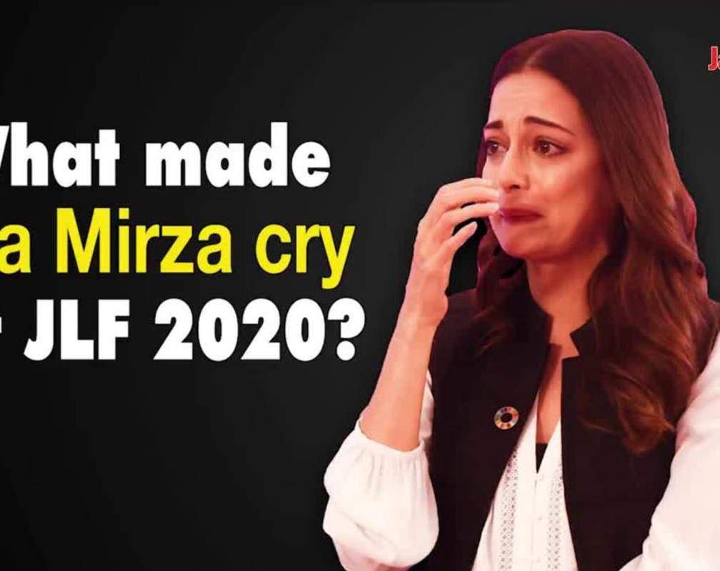 
What made Dia Mirza cry at Jaipur Literature Festival 2020?
