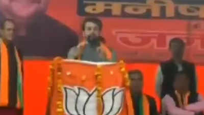 Union minister Anurag Thakur stokes controversy at BJP rally in Delhi