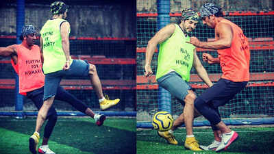 Ranbir Kapoor and Dino Morea’s 'football dance' goes viral over the internet