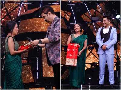 Indian Idol 11: Kumar Sanu gifts Neha Kakkar a special Chunri from Aditya Narayan's side
