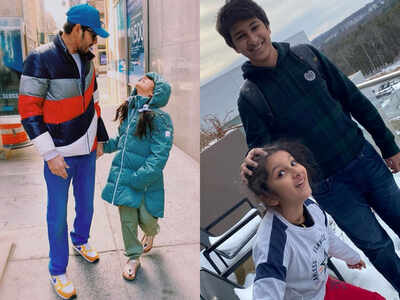 Photos: Mahesh Babu and Namrata Shirodkar set family goals on New York vacation