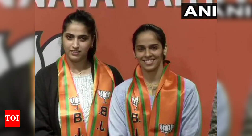 Ace badminton player Saina Nehwal joins BJP