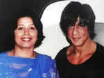 Shah Rukh Khan with his cousin Noor Jehan