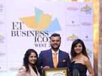 Pictures of Chintan Vasani who won the ET Business Icon Award 2020