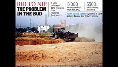 Govt’s sand delivery scheme gains momentum in Krishna