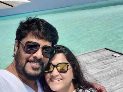 Lakshmi Stores actress Khushbu holidays in Maldives with husband Sundar ...