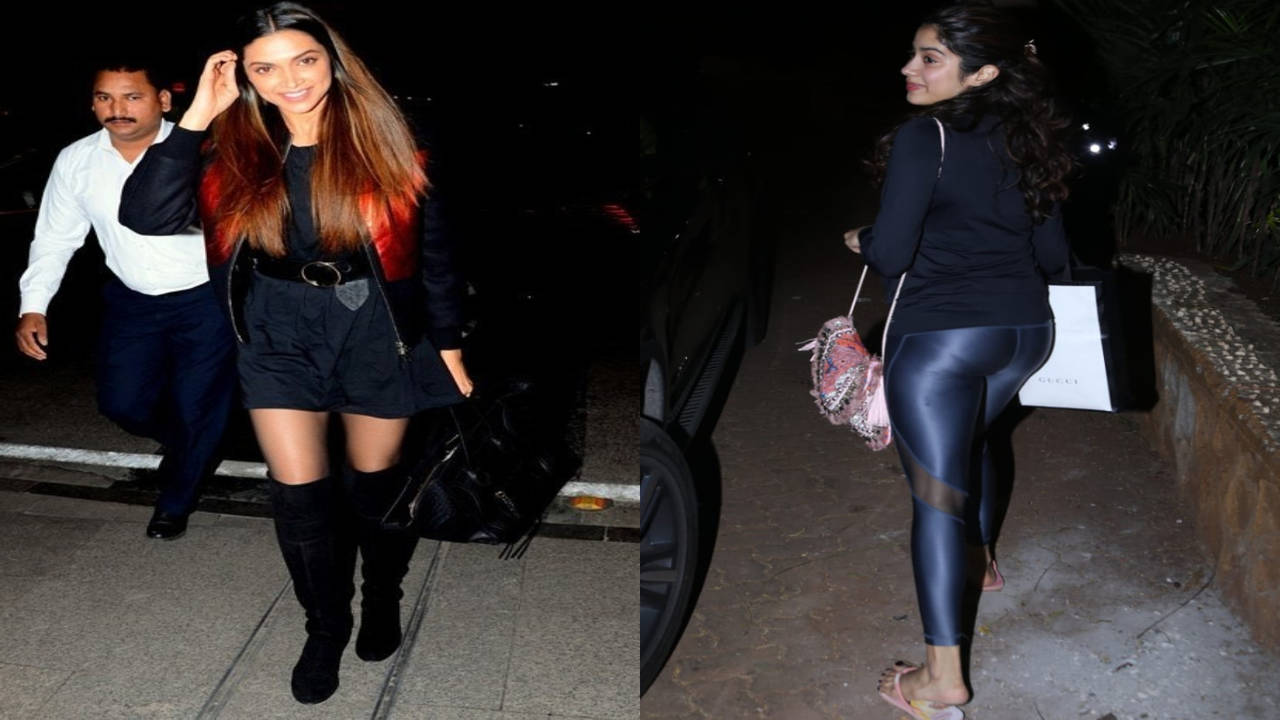 Deepika Padukone's knee-high boots to Janhvi Kapoor's tights: Keep yourself  warm this winter Bollywood style - Times of India