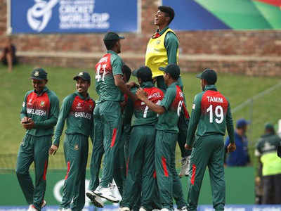 ICC U-19 World Cup: Bangladesh beat South Africa by 104 runs to enter semis