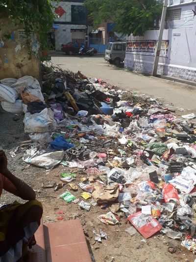 garbage dumped since pongal..very nasty and smelly
