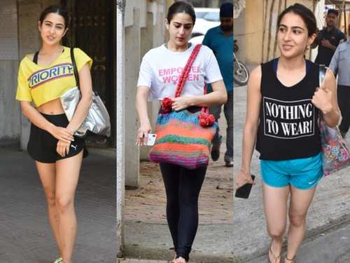 Sara Ali Khan Serves Casual Vibes In Ribbed Jeans And White Tank Top, See  Pics