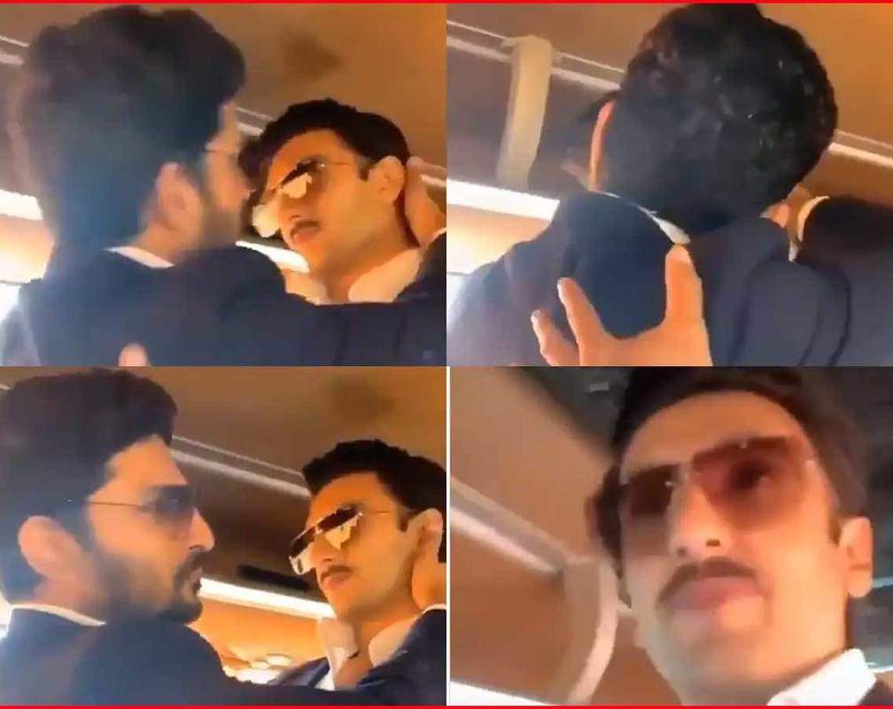 
Ranveer Singh gets goofy as he kisses '83' co-star Jatin Sarna, says ‘tumhari bhabhi dekh rahi’
