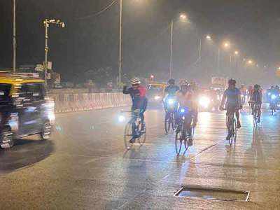 Mumbai cyclists do a ‘pledge to safety’ ride