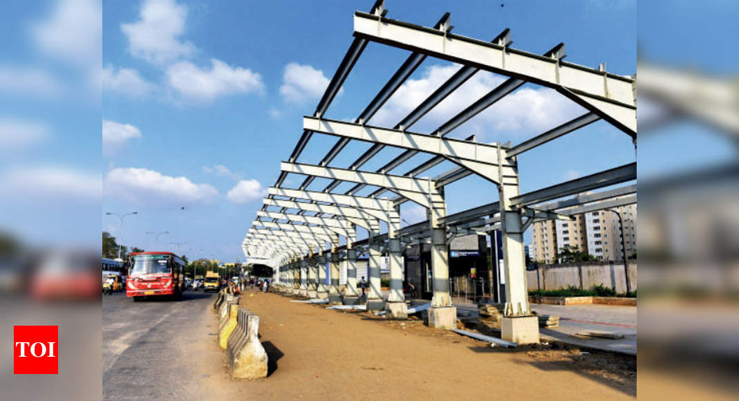 Tamil Nadu: Saidapet poised to get new bus shelter by end of February |  Chennai News - Times of India