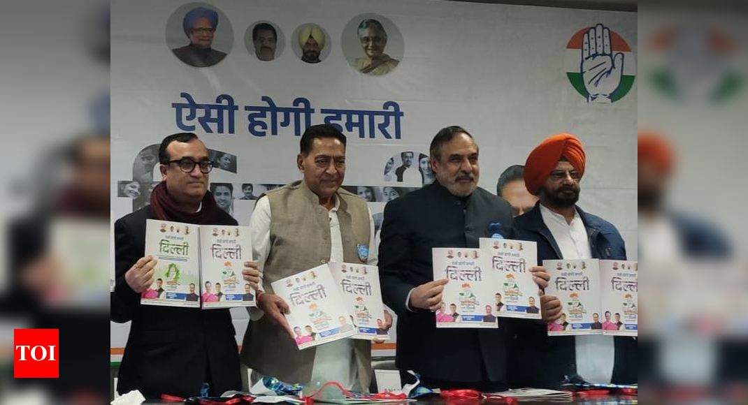 Delhi Elections 2020 Live Updates: Congress Releases Party's Manifesto ...