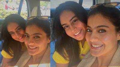 Kajol spends time with daughter Nysa Devgan after a long time, shares pictures