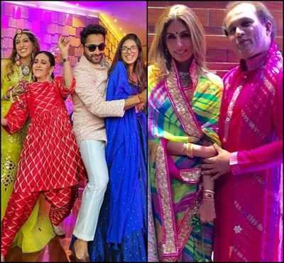 Armaan Jain’s sangeet ceremony: From Karisma Kapoor’s performance with daughter to Shweta Nanda’s stylish appearance, check out the inside picture and videos