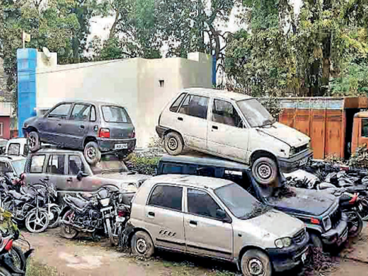 Police Stations Turn Graveyard Of Vehicles In Mohali Chandigarh News Times Of India [ 900 x 1200 Pixel ]