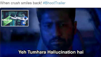 Bhoot' trailer: Vicky Kaushal's 'yeh tumhara hallucination hai' dialogue  sparks meme fest and it is hilarious | Hindi Movie News - Times of India