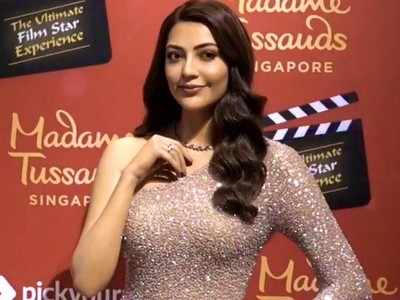 Kajal Aggarwal is the first South actress to have a wax statue at Madame Tussauds