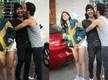 
Ananya Panday’s awkward moment when Ishaan Khatter kisses ‘Khaali Peeli’ director Maqbool Khan
