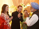 Political bigwigs grace the pre-wedding dinner of Rajya Sabha member Vivek Tankha’s son