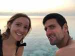 Novak Djokovic and Jelena Dokovic