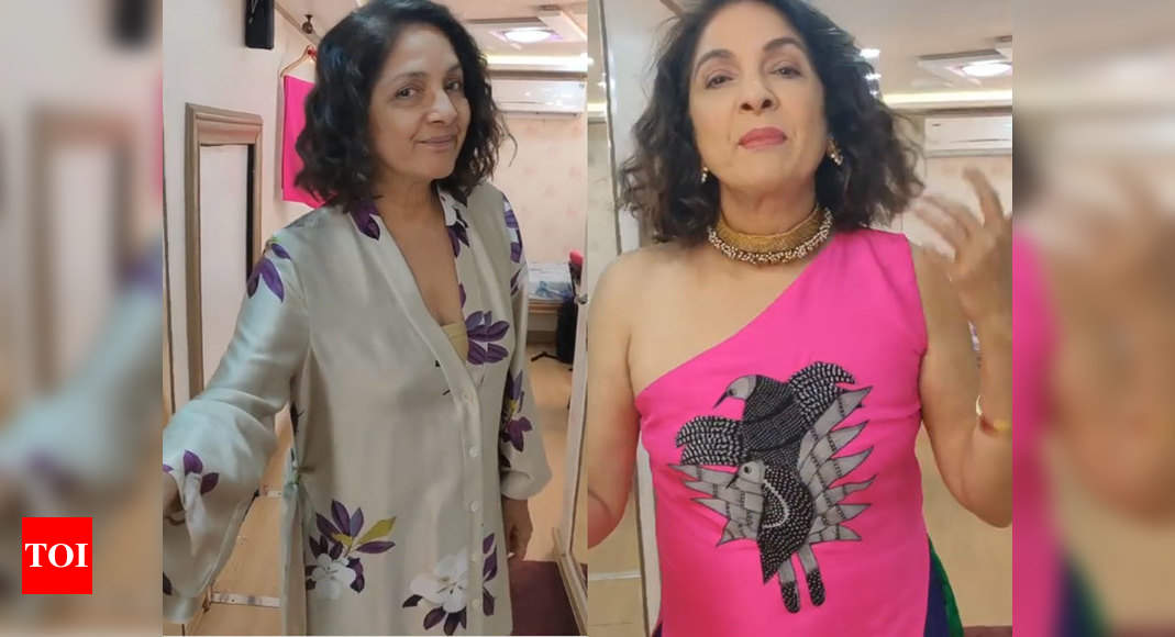 The Kapil Sharma Show: Neena Gupta gets ready for the show in a pink ...