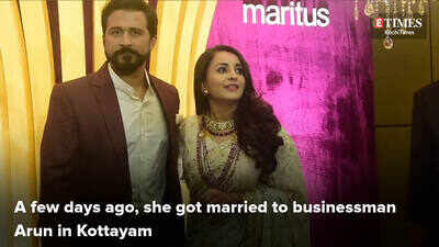 Actress Bhamaa's wedding reception in Kochi
