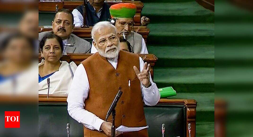 Congress, Left inciting people at protest sites: PM Modi in Lok Sabha