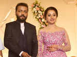 Celebs grace the wedding reception of Vishnu Unnikrishnan and Aishwarya