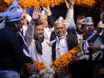 Pictures from full-throttle election campaign in Delhi