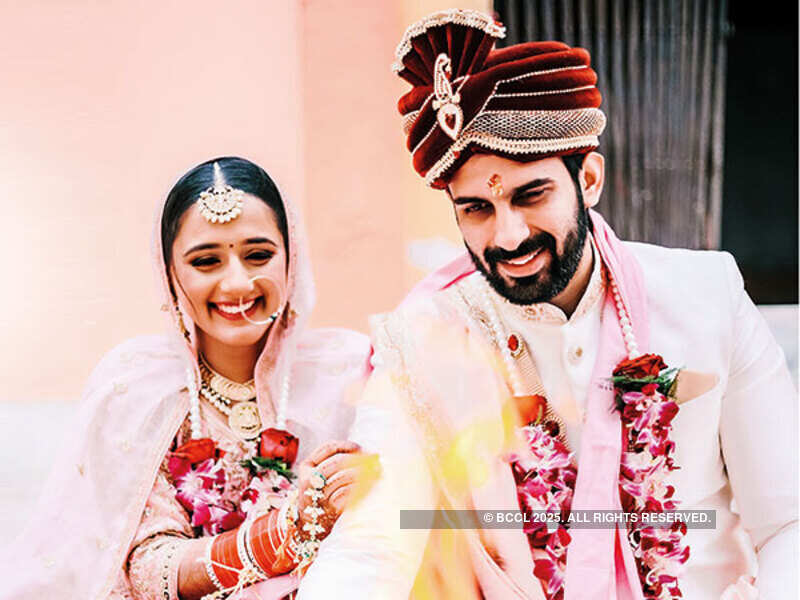 Ankit Siwach ties the knot with girlfriend Nupur Bhatia - Times of India