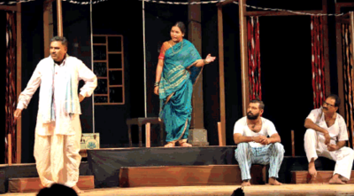 Play ‘Garbh’ staged at State-level Amateur Marathi Drama Competition