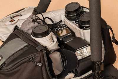 Custom camera bags for professional photographers