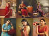 South actresses recreate Raja Ravi Varma paintings