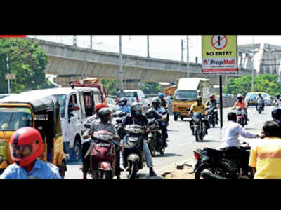 What ‘No Entry’ zones? They are shortcuts for Chennai’s motorists ...