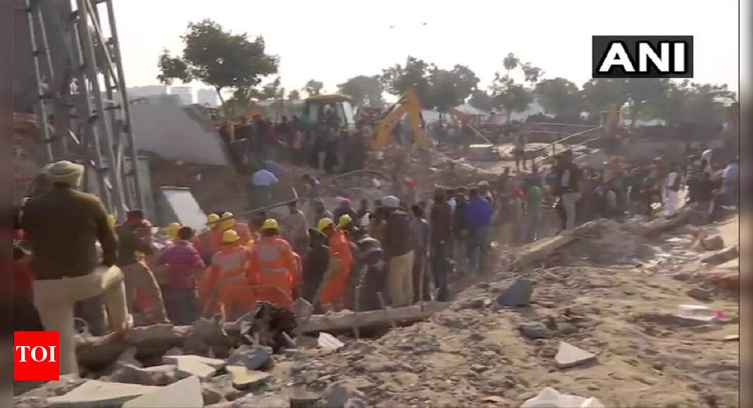 Several feared trapped in Mohali building collapse