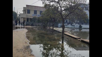 Noida: No respite from clogged drains despite complaints