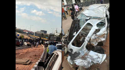 Mangaluru: Accident at newly inaugurated Pumpwell flyover kills one, several grievously injured
