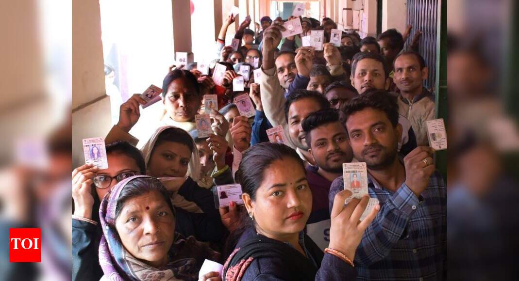 Delhi records 61.5% turnout, short of 2015 record
