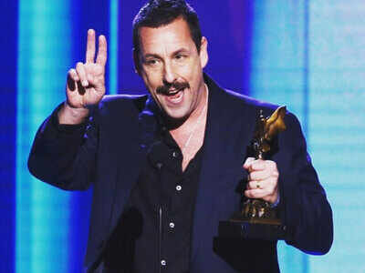 Watch: Adam Sandler laughs off Oscar snub as he wins Best Actor prize ...