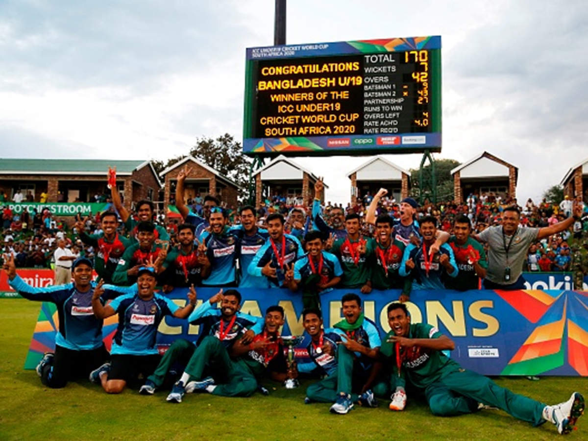 Bangladesh Beat India To Win Maiden Icc U 19 World Cup Title Cricket News Times Of India