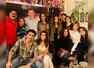 Tara poses with BF Aadar for a pic with his fam