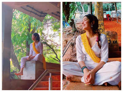 Janhvi Kapoor looks like a breath of fresh air as she shares pictures from her Tirupati trip