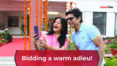 Bidding a warm adieu!