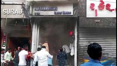 Electrical shop in Mangal Bazaar gutted
