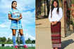 Pictures of Indian hockey player Lalremsiami, the rising star of the year