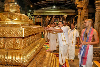 Sri Lankan PM Mahinda Rajapaksa offers prayers at Lord Balaji | India ...